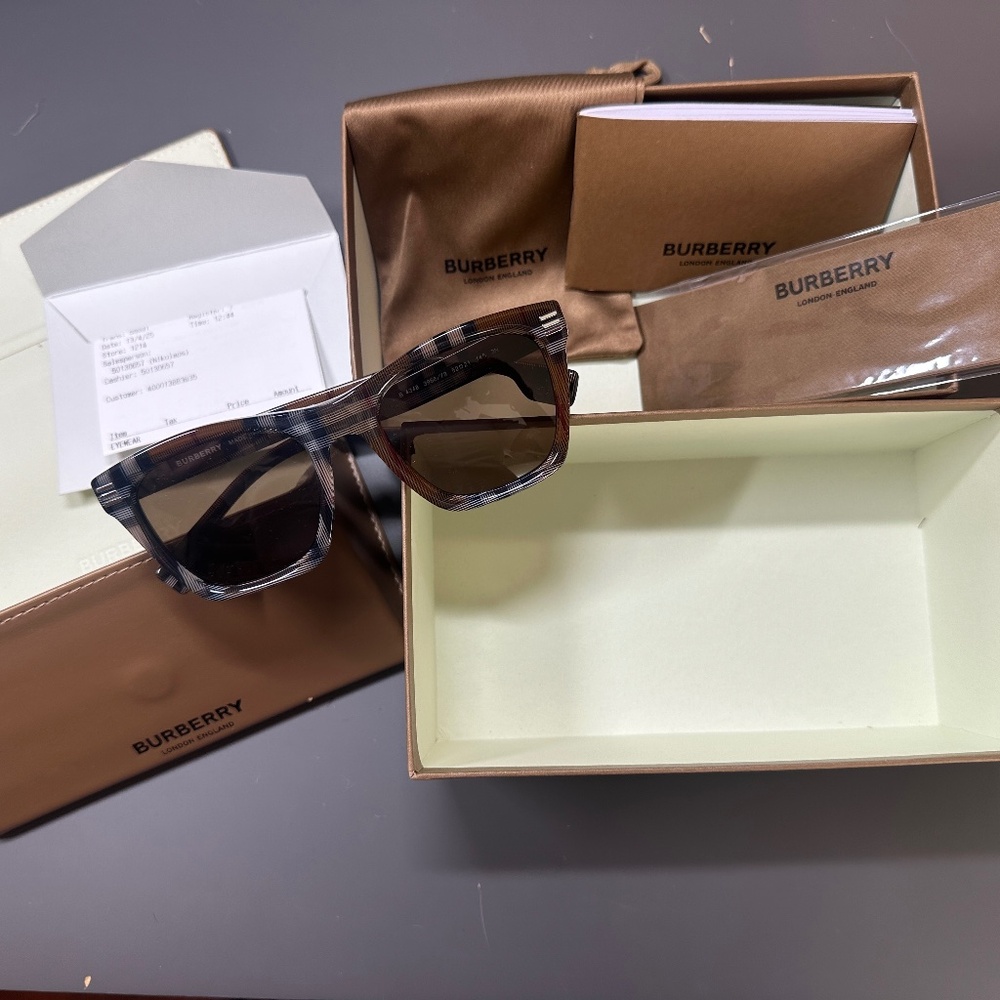 Burberry Sunglasses OBE4348 Birch Brown Check